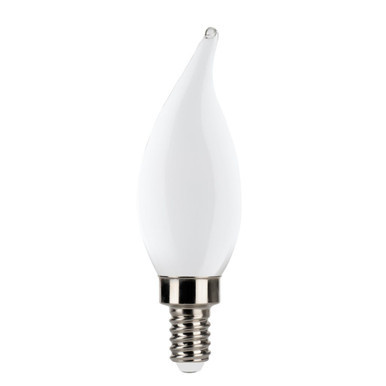 Halco 82617 - CA11 Flame Tip LED Bulb - 5000K - E12 Base 3-Step Dimming