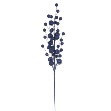 Vickerman QG226731 27" Midnight Blue Multi Ball Glitter Spray