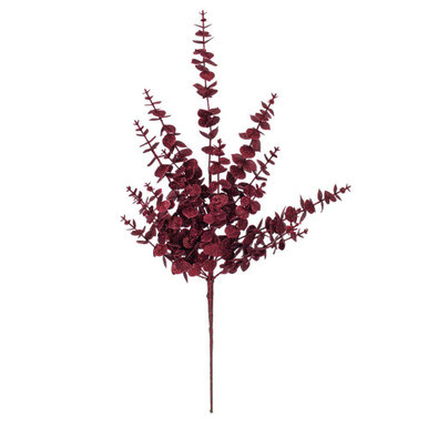 Vickerman FK223928 28" Burgundy Eucalyptus Glitter Spray