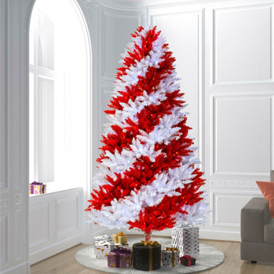 Vickerman A227681LED 9' Candy Cane Christmas Tree with Lights