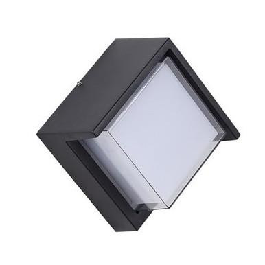 Sunlite 85113-SU Sunlite - Outdoor Black Square LED Wall Sconce - 12W - 3000K/4000K/5000K 
