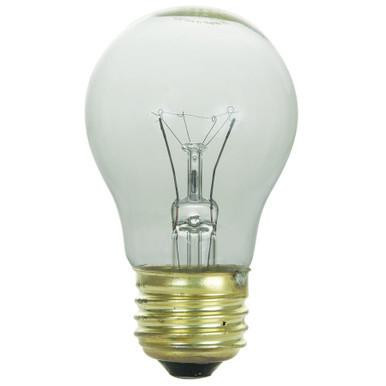 Sunlite 41629-SU Sunlite - Clear Incandescent A15 Appliance Bulb - 40W - 2600K 