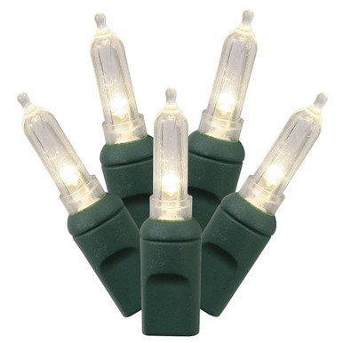 Vickerman X6G7501 25ft Italian 50-LED Warm White Twinkle Christmas Light String