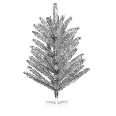 Vickerman K196340 4' x 35" Vintage Aluminum 55 Branches