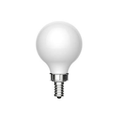 GE Lighting 93142799 GE Lighting - White LED G16.5 Globe Bulb - 4W - 2700K 