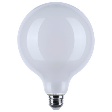Satco S12156 - 8W LED G40 Globe - 3000K-2000K Warm Dimming - E26 Medium Base