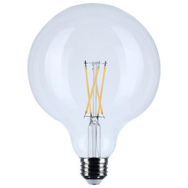 Satco S12489 Satco - Clear LED G40 Globe Bulb - 8W - 5000K - 92 CRI 
