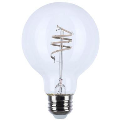 Satco S11531 Satco - Clear LED G25 Globe Bulb - 6W - 3000K - 93 CRI 