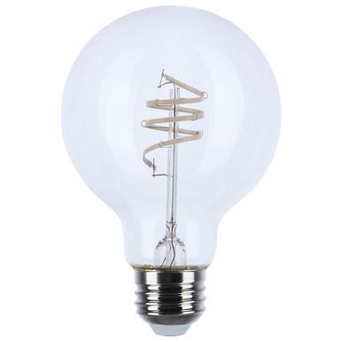 Satco S11522 Satco - Clear LED G25 Globe Bulb - 6W - 2700K - 93 CRI 