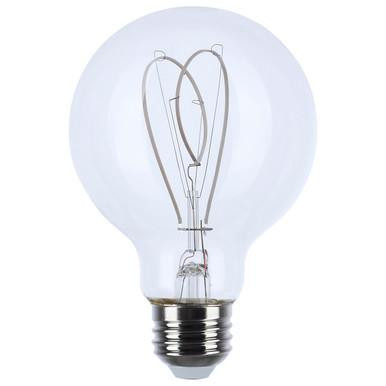 Satco S11528 Satco - Clear LED Filament G25 Globe Bulb - 6W - 2700K - 93 CRI 