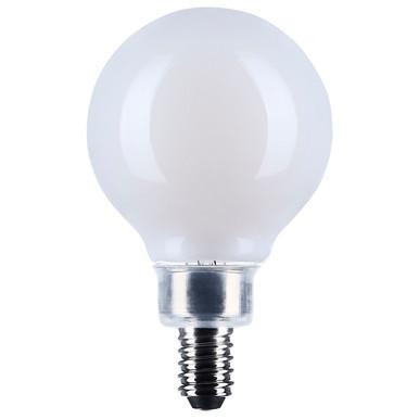 Satco S12474 Satco - White LED G16.5 Globe Bulb - 5W - 3000K - 92 CRI 