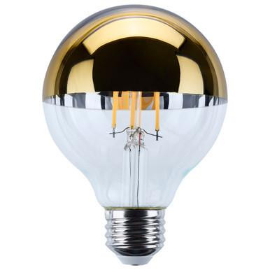 Satco S12542 Satco - Gold Bowl LED G25 Globe Bulb - 6W - 2700K - 90 CRI 