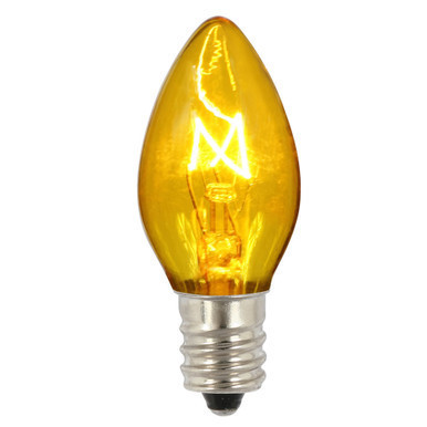 V471738-25 Vickerman - 25-Light Gold Incandescent Replacement Christmas Bulbs