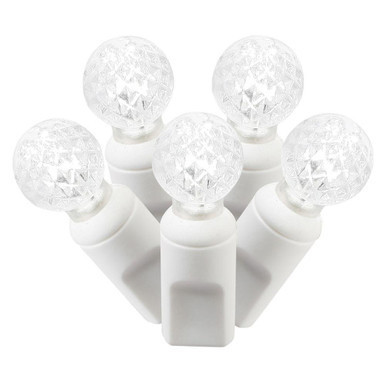 Vickerman X6W9509PBG G12 25ft 50-LED White Christmas Light String