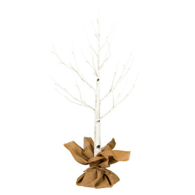 Vickerman X221030 3' White Birch Twig Tree LED 36WW