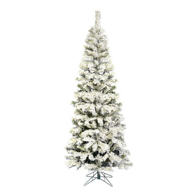 Vickerman A100355 5.5' x 30" Flocked Pacific Tree 252T