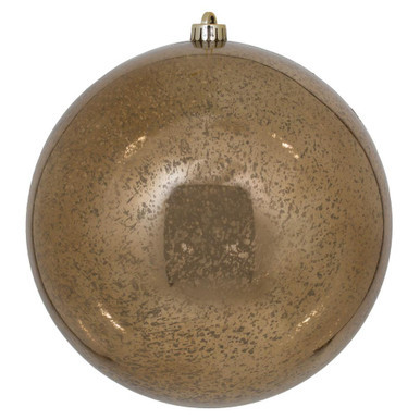 M166776 Vickerman - 10 in Mocha Mercury Ball Christmas Ornament