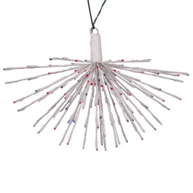 Vickerman X21W195T 160Lt x 24" White Starburst Rd-Wt-BL Tkl