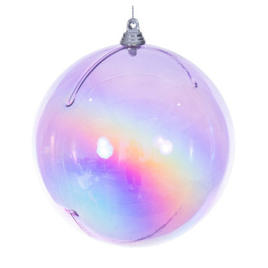 MC250286W Vickerman - 4.75 in Lavender Ball Christmas Ornament - 3 Pack