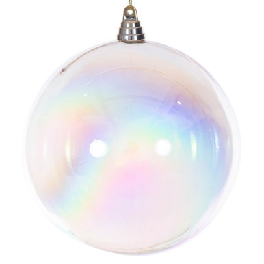 MC250438W Vickerman - 8 in Champagne Ball Christmas Ornament