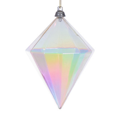 MC252138W Vickerman - 5 in Champagne Diamond Christmas Ornament - 3 Pack
