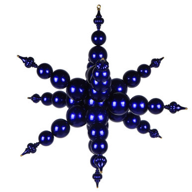 MT257866 Vickerman - 39 in Purple Candy Finial Christmas Ornament