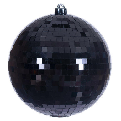 N233417D Vickerman - 8 in Black Ball Christmas Ornament