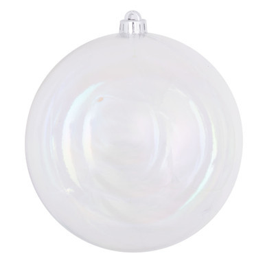 N592500D Vickerman - 10 in Clear Iridescent Ball Christmas Ornament