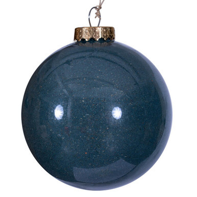RV231802 Vickerman - 6 in Denim Ball Christmas Ornament - 2 Pack