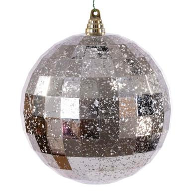 Vickerman MC240943 Vickerman - 8 in Oat Mirror Mercury Ball Christmas Ornament 
