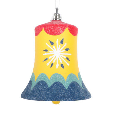 MT232012 Vickerman - 5.5 in Yellow Hand-Painted Novelty Christmas Ornament - 3 Pack