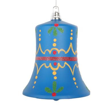 Vickerman MT232042 Vickerman - 5.5 in Blue Hand-Painted Novelty Christmas Ornament - 3 Pack 
