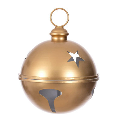 RAA231008 Vickerman - 10 in Gold Iron Novelty Christmas Ornament