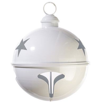 RAA232011 Vickerman - 20 in White Iron Novelty Christmas Ornament