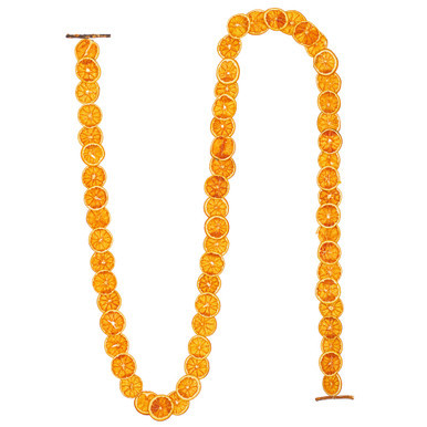 H1GFG000 Vickerman - 10 ft Orange Grapefruit Christmas Garland - Unlit