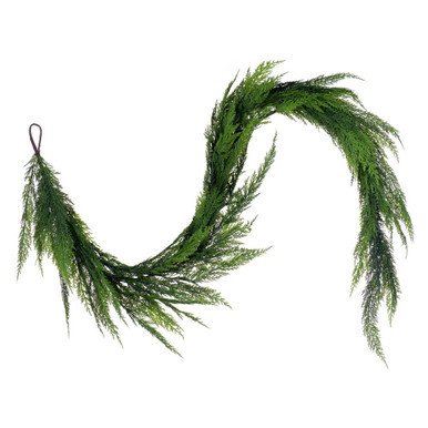 RMA250572 Vickerman - 72 in. Green Christmas Garland - Unlit