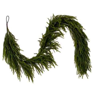RS240430 Vickerman - 63 in. Green Christmas Garland - Unlit