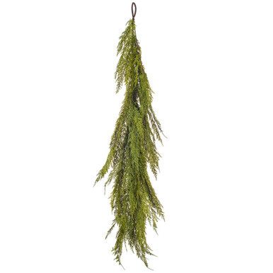 RY250136 Vickerman - 36 in. Green Christmas Garland - Unlit
