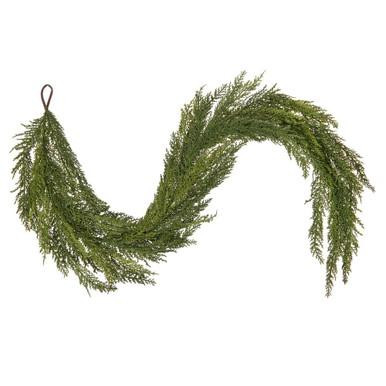 Vickerman RY250172 Vickerman - 72 in. Green Christmas Garland - Unlit 