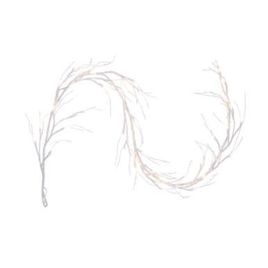 Vickerman X250506LED Vickerman - 6 ft White Christmas Garland - Pre-Lit LED 