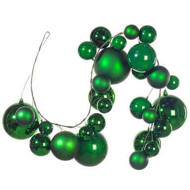 Vickerman N250704 Vickerman - 6 ft Green Christmas Garland - Unlit 