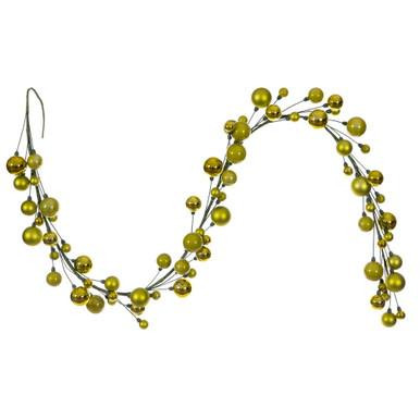 Vickerman N250173 Vickerman - 6 ft Lime Christmas Garland - Unlit 