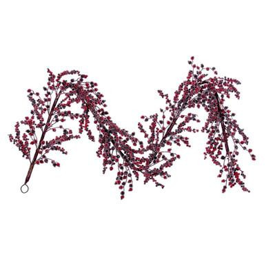 Vickerman P241172 Vickerman - 72 in. Red/Burgundy Christmas Garland - Unlit 