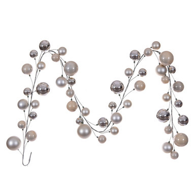 N250343 Vickerman - 10 ft Oat Christmas Garland - Unlit