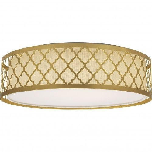 Nuvo Lighting Nuvo 62-987 Natural Brass Ceiling Mount Fixture 