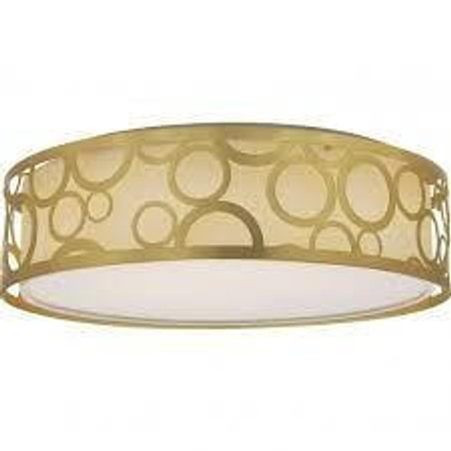 Nuvo Lighting Nuvo 62-986 Natural Brass Ceiling Mount Fixture 