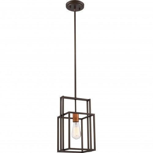 Nuvo Lighting Nuvo 60-5855 Bronze with Copper Ceiling Mount Fixture 