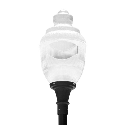 Incon Lighting LED Post Top Street Light Acorn 54 Watt Pole Fixture 5000K 