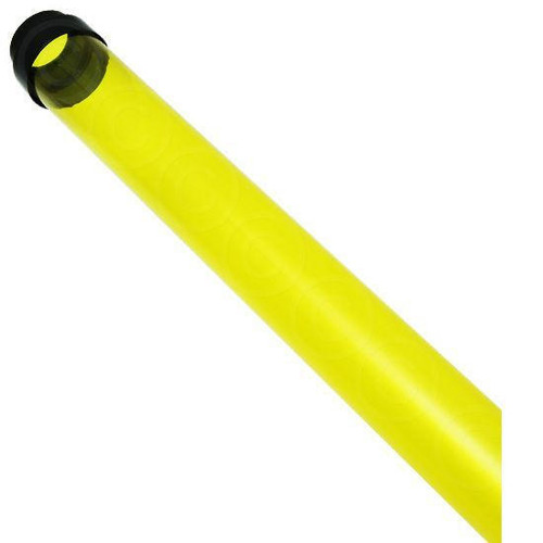 Tube Guard Yellow T8 Fluorescent Tube Guard 4 ft Plastic Cover / End Caps 