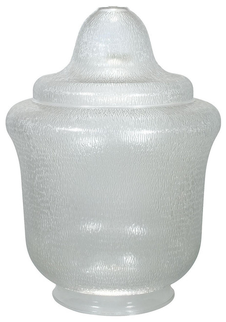 Formed Plastics FP109-8PCC 18" Polycarbonate Trinidad Acorn Globe 8" Neck Lip